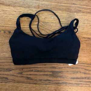 Black crazy yoga S sports bra
